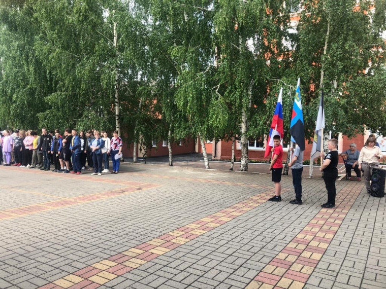Открытие лагеря "Эколята".